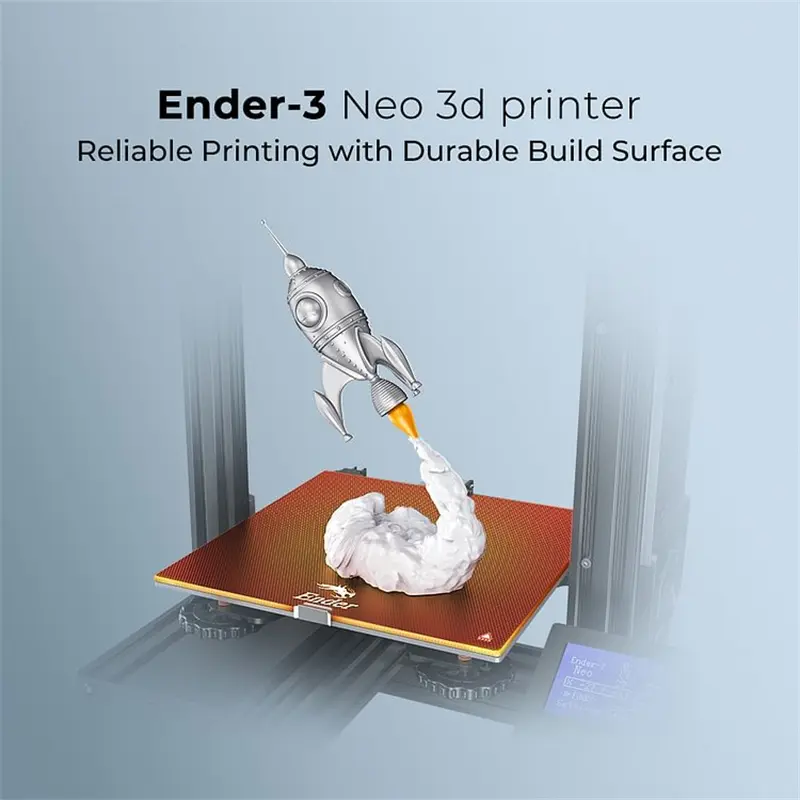 Official Creality Ender 3 neo 3D Printer with Resume Printing Function CR Touch Auto-Leveling and Carborundum Glass Printing Platform