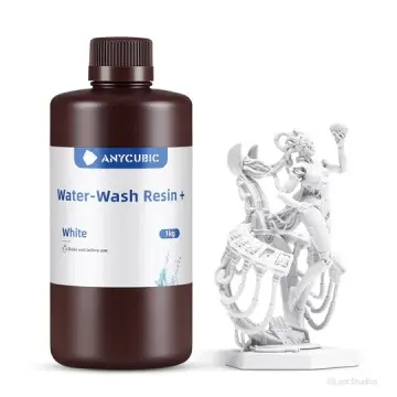 ANYCUBIC Water Washable Resin, Photopolymer Resin for 8K Capable LCD DLP 3D Printing, Low Viscosity and Fast Printing