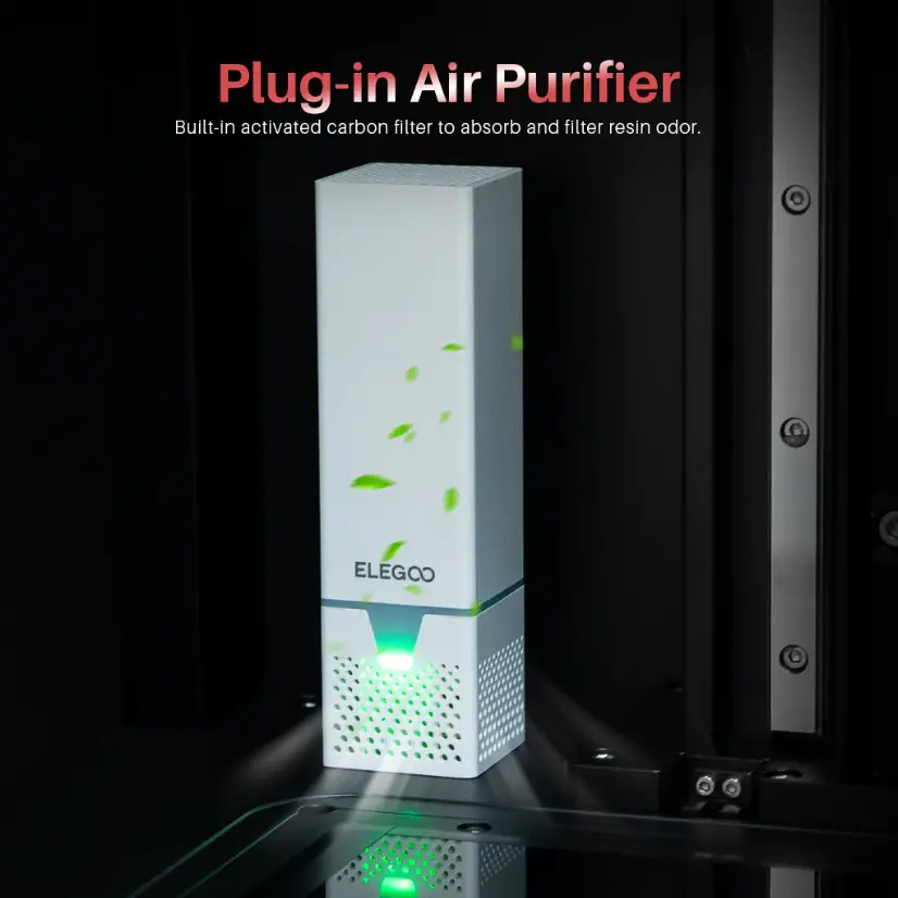 ELEGOO Jupiter 6K 2.8-inch  UV Photocuring  Monochrome LCD, 51-micron XY resolution  3D Printer with Build Massive 277.848 x 156.264 x 300 mm build volume