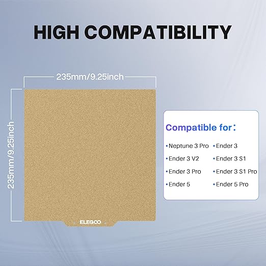 Elegoo PEI Print Platform Kit for Neptune 3 Pro