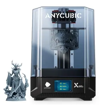 Anycubic Photon Mono X 6Ks with Dimension of 195.84x122.4x200mm 9.1 inch 6K Screen and High-resolution Experience