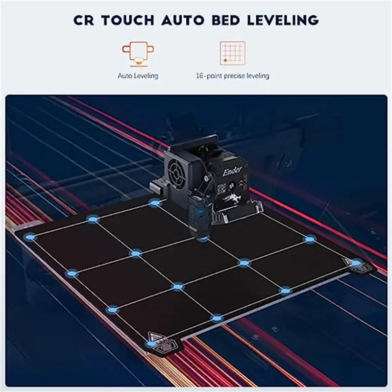 Official Creality Ender 3 S1 3D Printer with Double Z-axis Screw Silent Board and Direct Drive Extruder