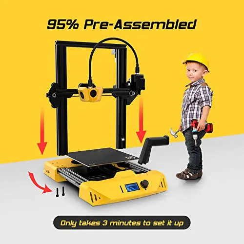 Artillery Hornet 3D Printer with Metal Integrated Structure Design