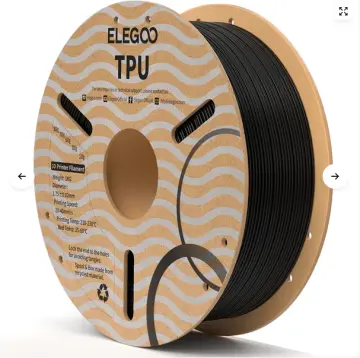 ELEGOO TPU Filament  1.75mm Colored 1KG Tougher and Stronger  ,High Reliability ,95A Soft 3D Printer Filament,