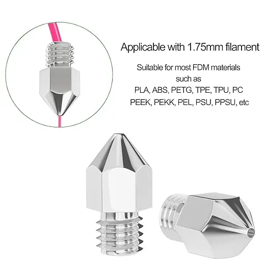 Creality Hardened Steel Nozzle Kit for Neptune 3 Pro/ 3 Plus/ 3 Max