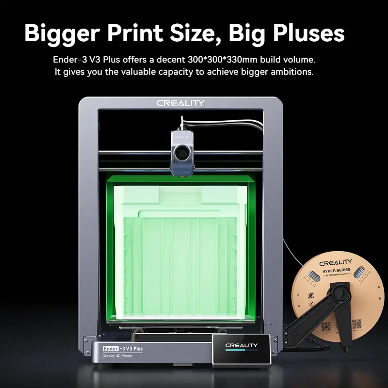 Creality Ender-3 V3 Plus 3D Printer CoreXZ for 600mm/s Speed printing size 300*300*330mm