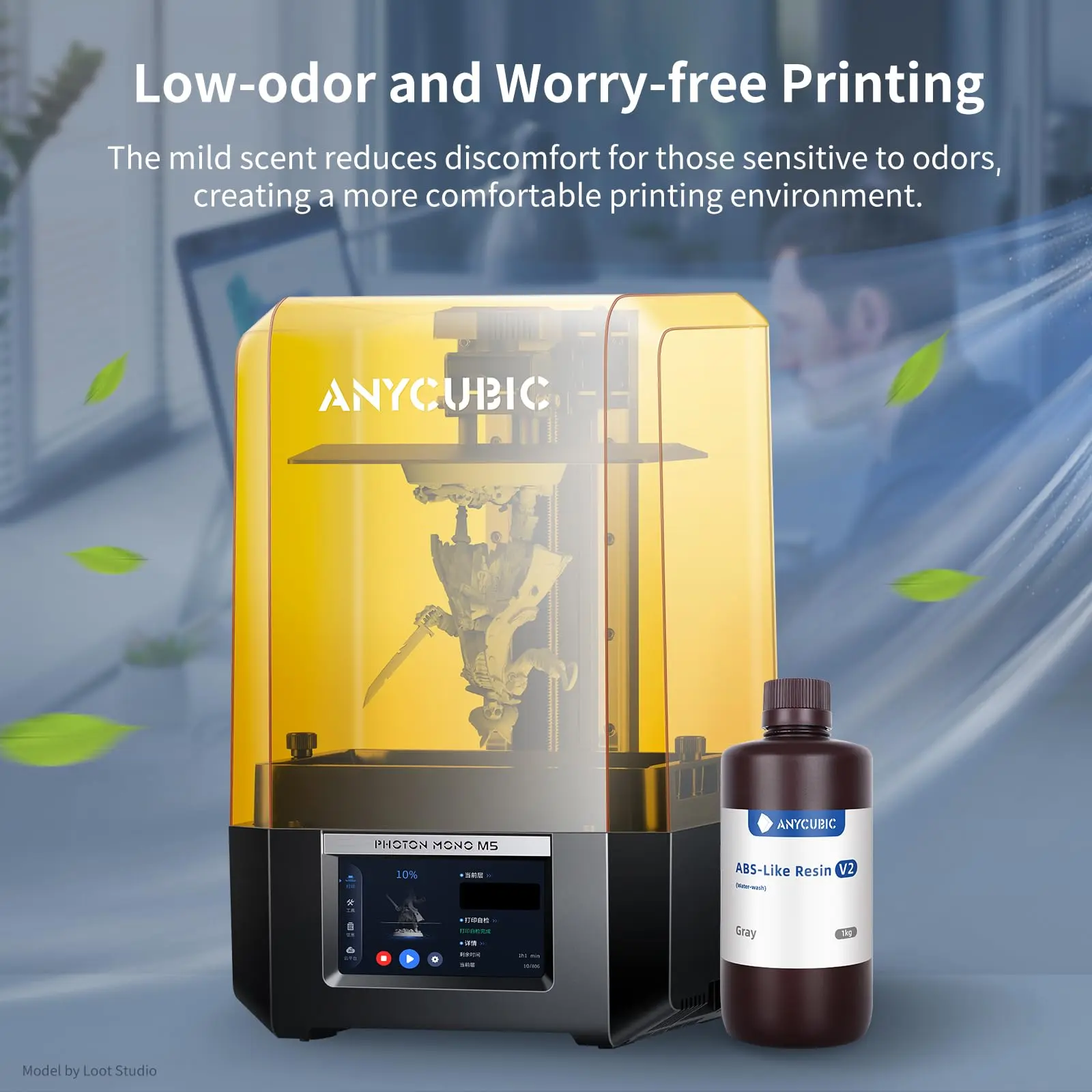 ANYCUBIC  ABS like resin V2  ,Wide Compatibility for All LCD Resin 3D Printers, High Toughness and Durability,multipel color,