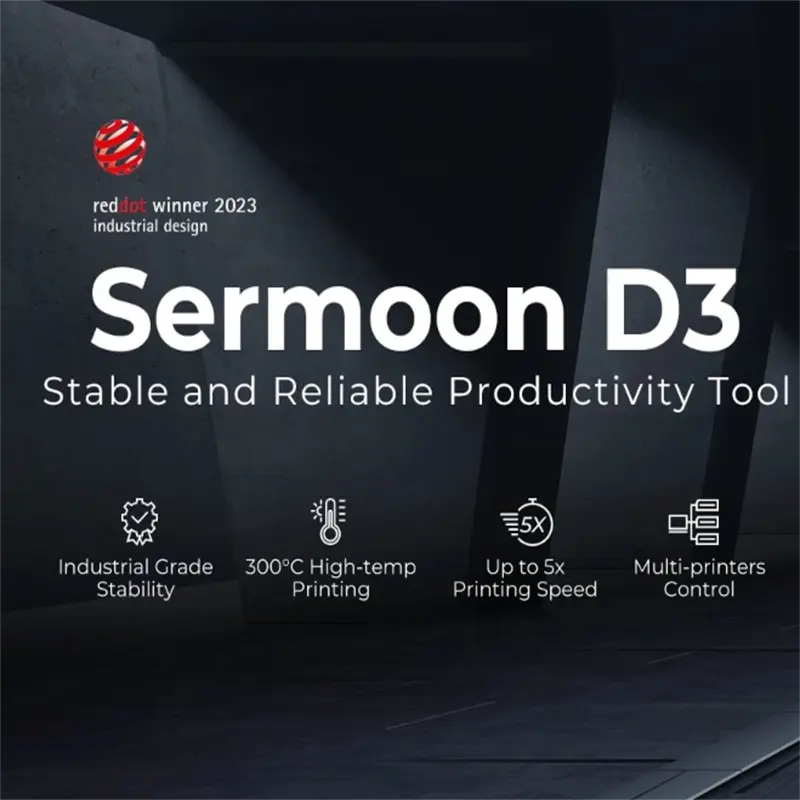 Creality Sermoon D3 Assembled Enclosed Desktop FDM Industrial 3D Printer