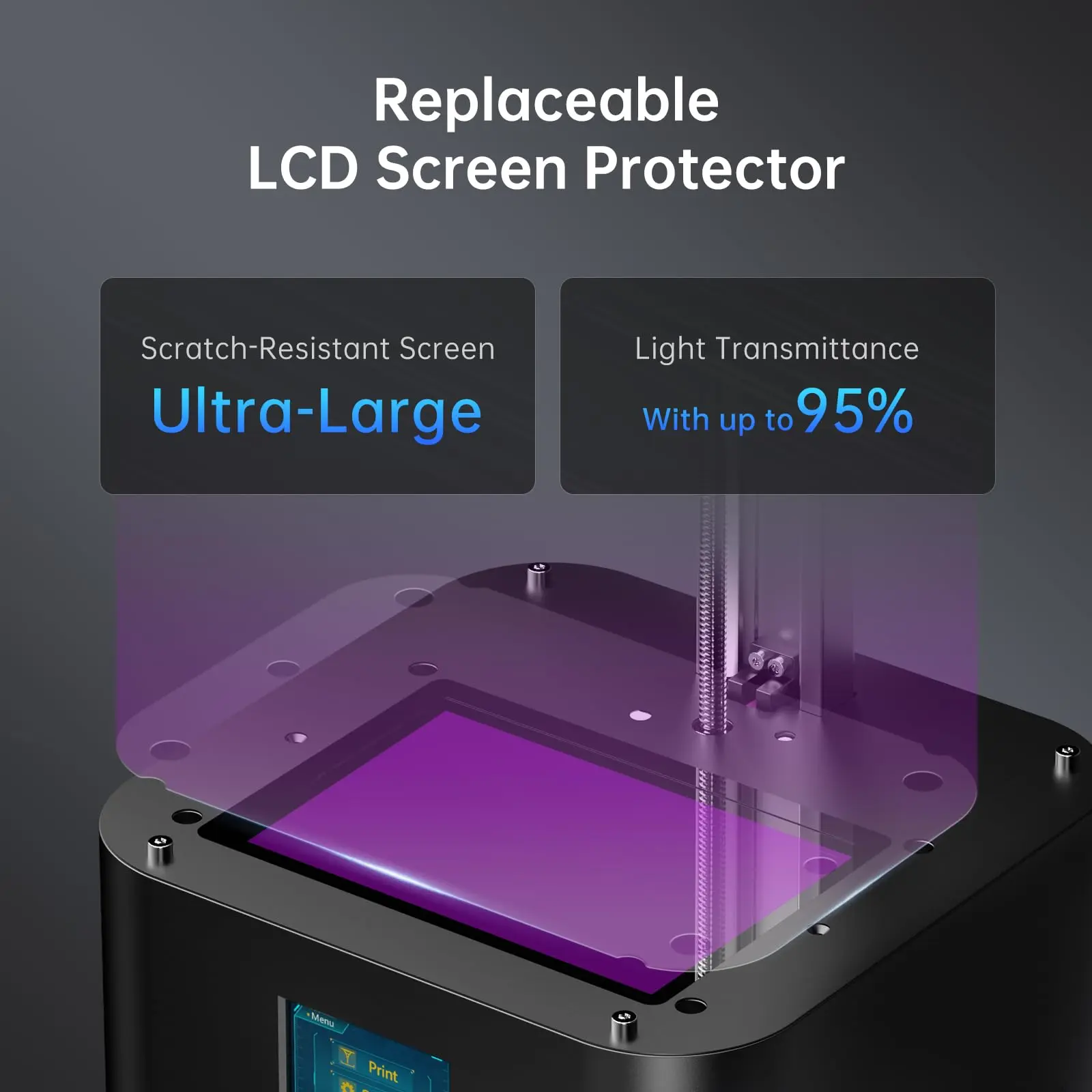 ANYCUBIC Photon Mono 2 4K Enlarge Print Volume 6.49'' x 5.62'' x 3.5''with 6.6'' 4K + LCD Monochrome Screen