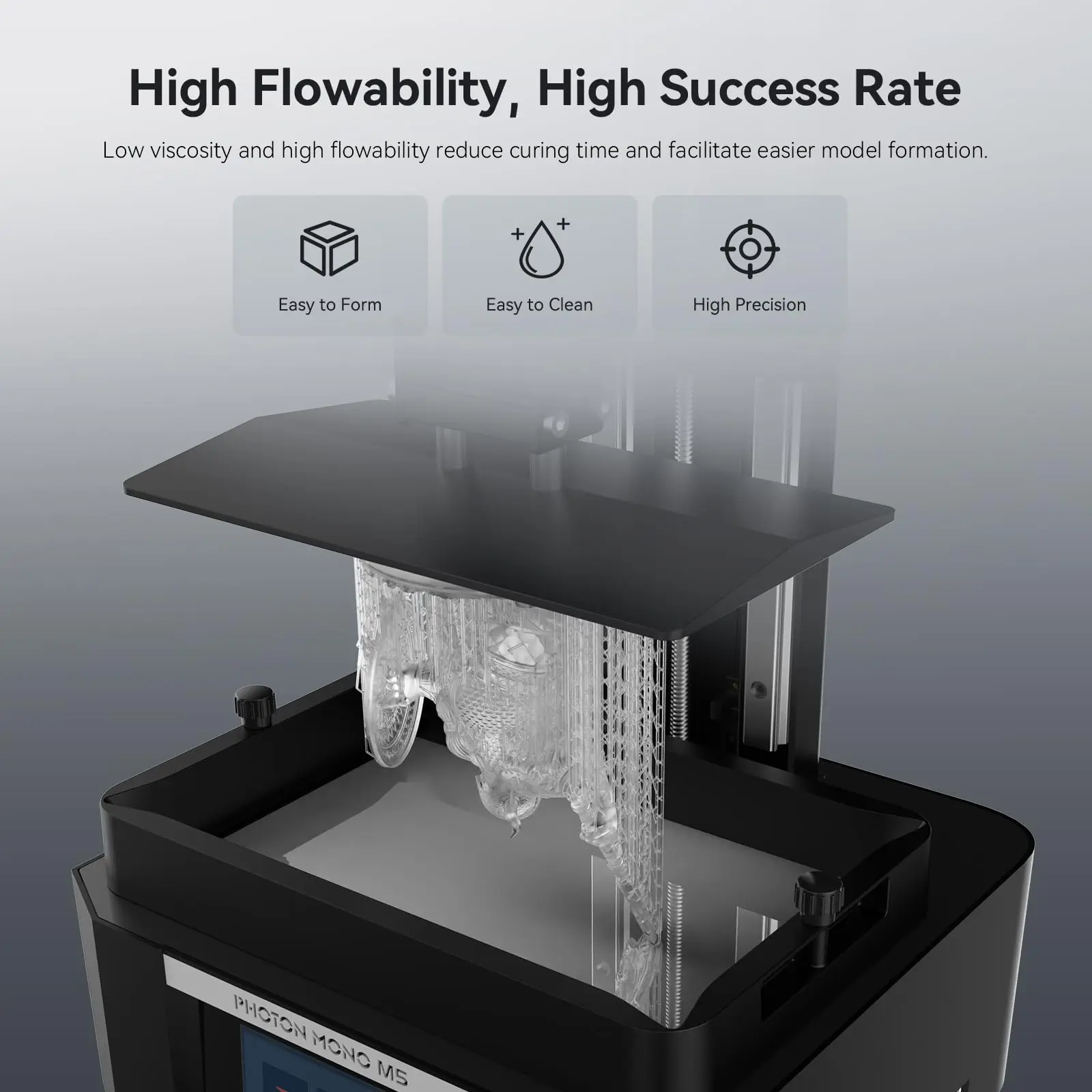 ANYCUBIC ABS-Like Resin Pro 2,Wide Compatibility for All LCD Resin 3D Printers,High Precision,1kg multipel color