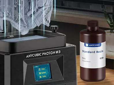 Anycubic Standard Resin 1kg: High Precision 3D Printing,High Precision & Rapid Photopolymer for 8K Capable