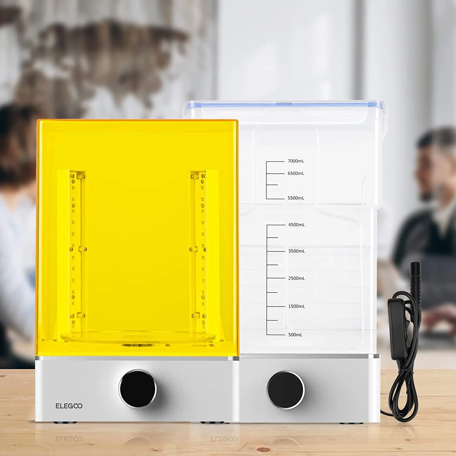 ELEGOO Mercury XS Bundle with Separate Wash and Cure Station for Large Resin 3D Printed Models,  with a Handheld UV Lamp,Compatible with Saturn and Mars LCD 3D Printers,