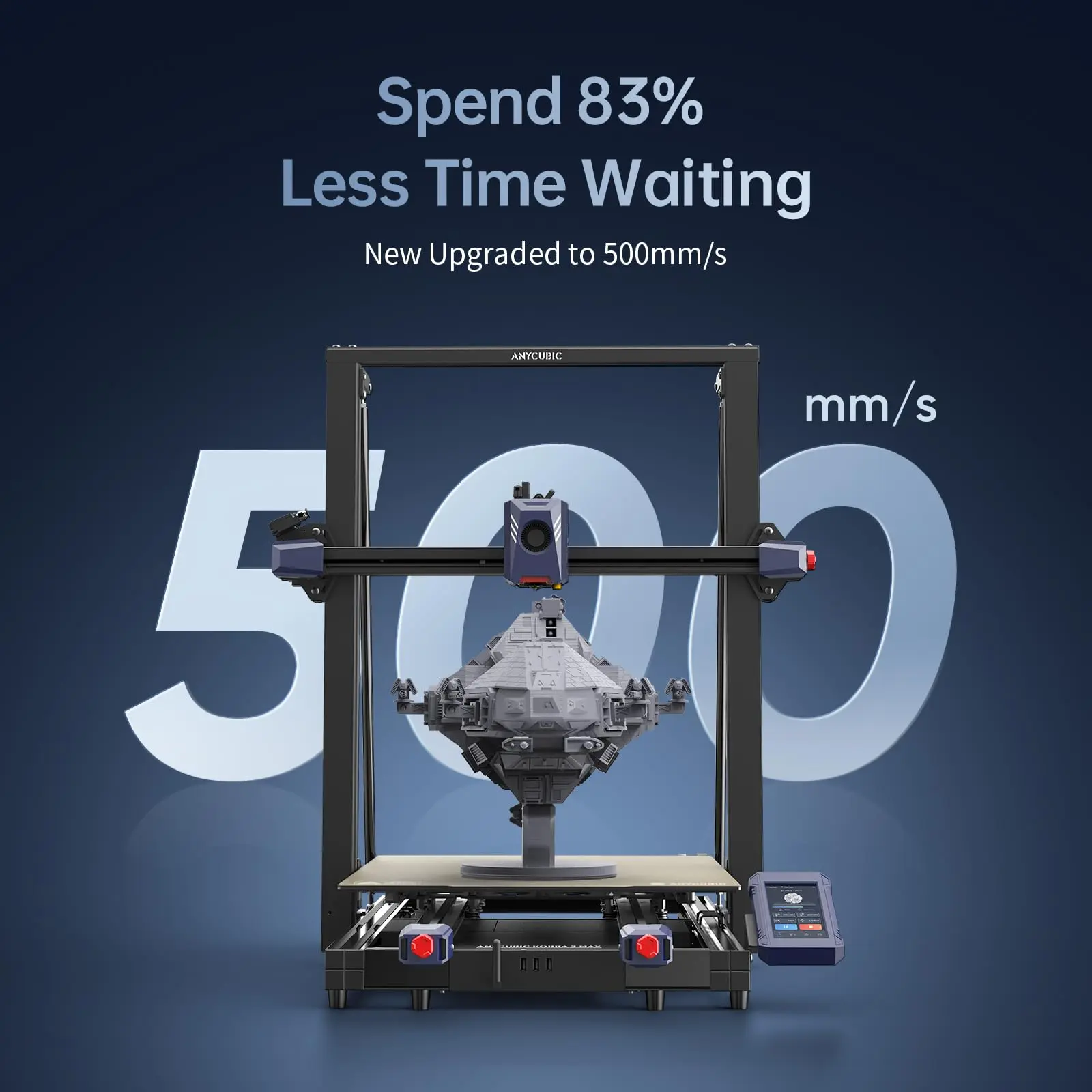 Anycubic- Kobra 2 Max 3D Printer, Auto Leveling High-Performance Cortex-A7