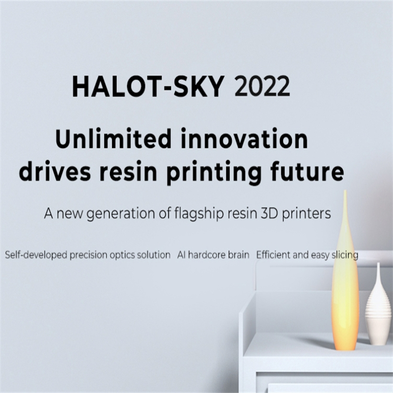 Creality HALOT Sky Resin 3D Printer with Self-Developed Optics WiFi Function and Big Printing Volume