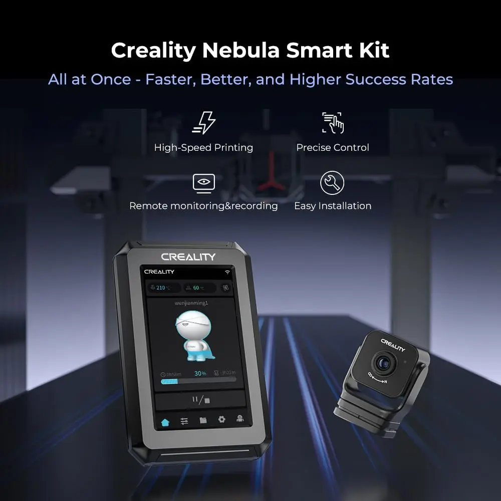 Creality Nebula Smart Kit, High-Speed Printing Nebula Pad,4.3 inch Touch Screen Remote Monitoring Time-Lapse