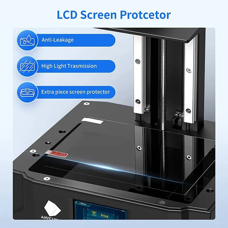 Anycubic Photon Mono X 6Ks with Dimension of 195.84x122.4x200mm 9.1 inch 6K Screen and High-resolution Experience