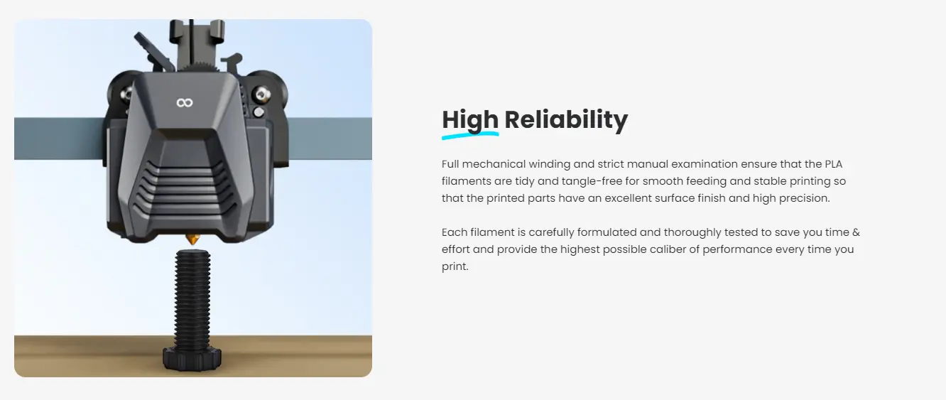 ELEGOO PLA  Shining color Filament for Most FDM 3D Printers,High Reliability ,Accurate & Consistent Dimension