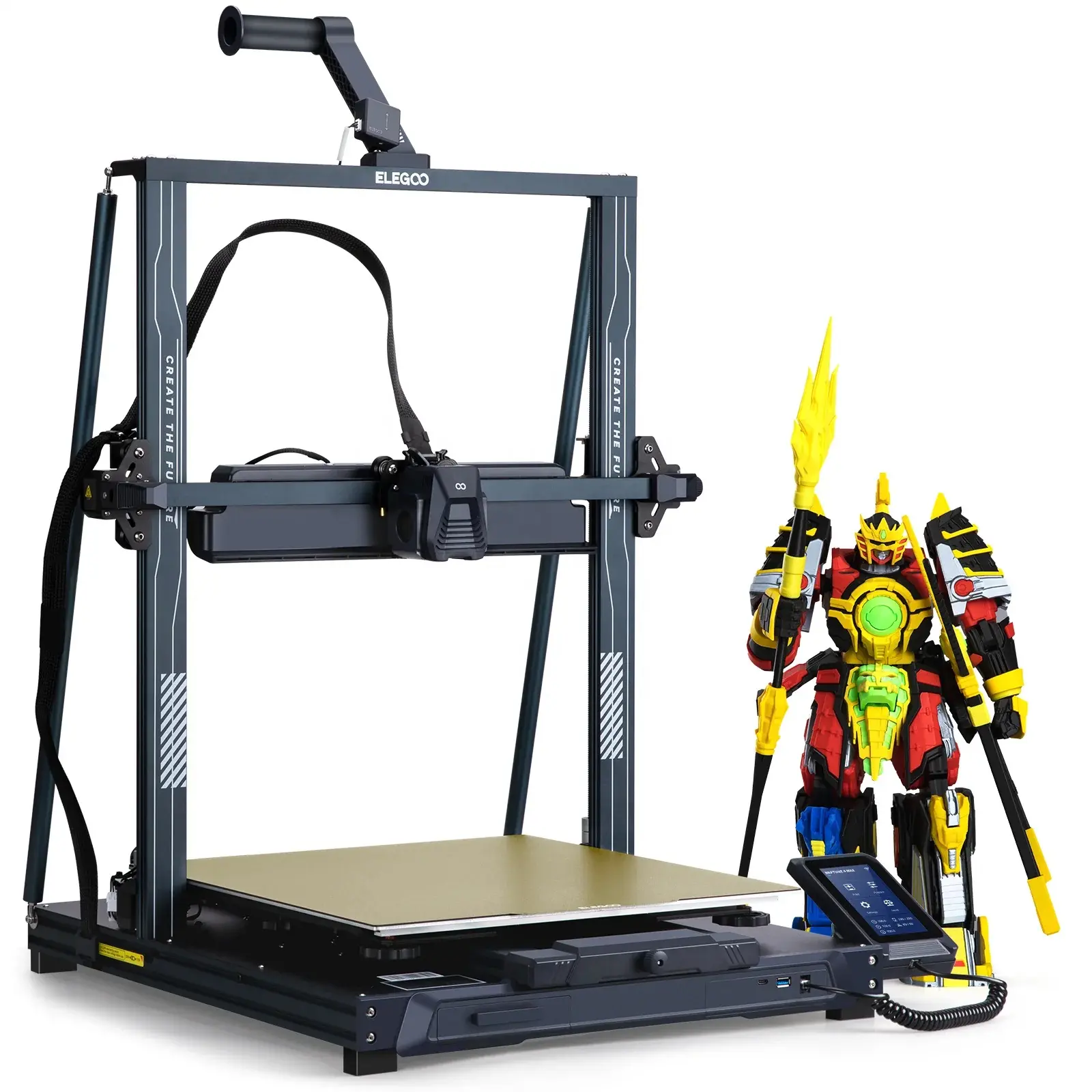 ELEGOO Neptune 4 Max FDM 3D Printer, 500mm/s Hi...