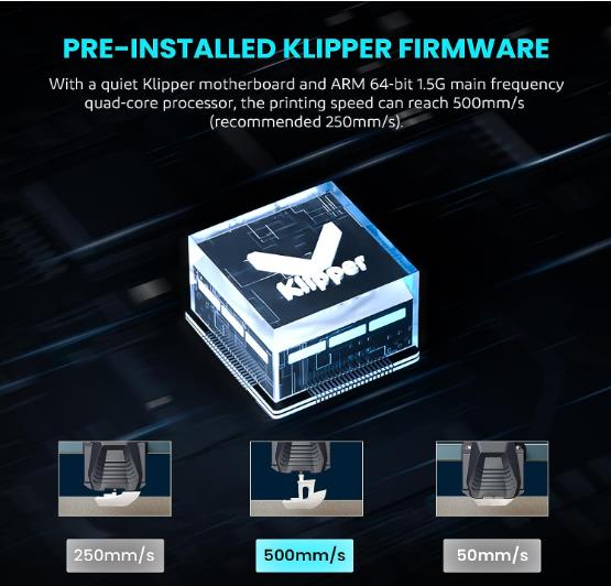 ELEGOO Neptune 4 3D Printer, 500mm/s High-Speed Fast FDM Printer with Klipper Firmware, Auto Leveling and Dual-Gear Direct Extruder, Easy Assembly for Beginners, 8.85x8.85x10.43 Inch Printing Size