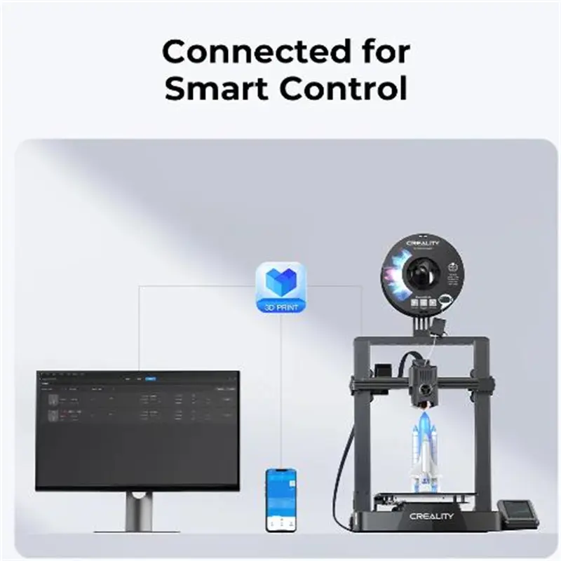 Official Creality Ender 3 V3 KE 3D Printer with CR Touch Auto Leveling and Printing Speed up to 500mm/s