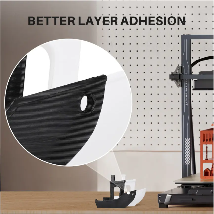 ELEGOO PLA PRO Filament 1.75mm Colored ,Improved Rigidity Easy to Print 3D Printer Filament Dimensional Accuracy