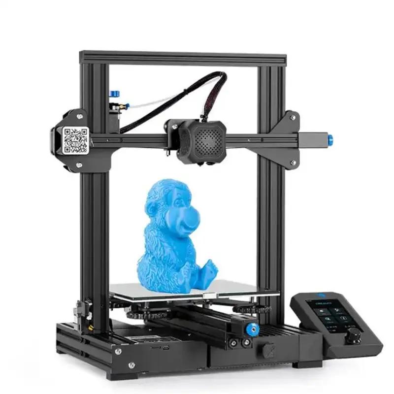 Official Creality Ender 3 V2 FDM 3D Printer with Silent Motherboard and Carborundum Glass Platform and Resume Printing Function