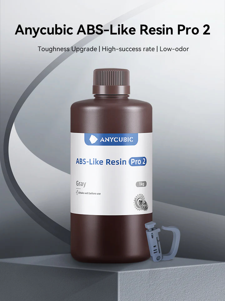 ANYCUBIC ABS-Like Resin Pro 2,Wide Compatibility for All LCD Resin 3D Printers,High Precision,1kg multipel color