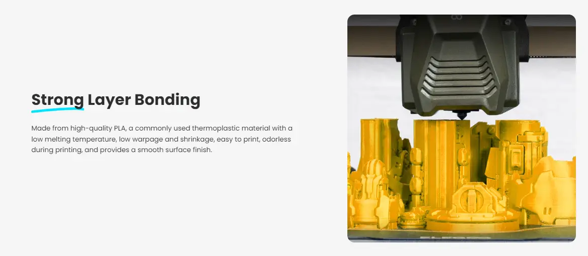 ELEGOO SILK PLA Filament color ,High Reliability , for Most FDM 3D Printers,Accurate & Consistent Dimension