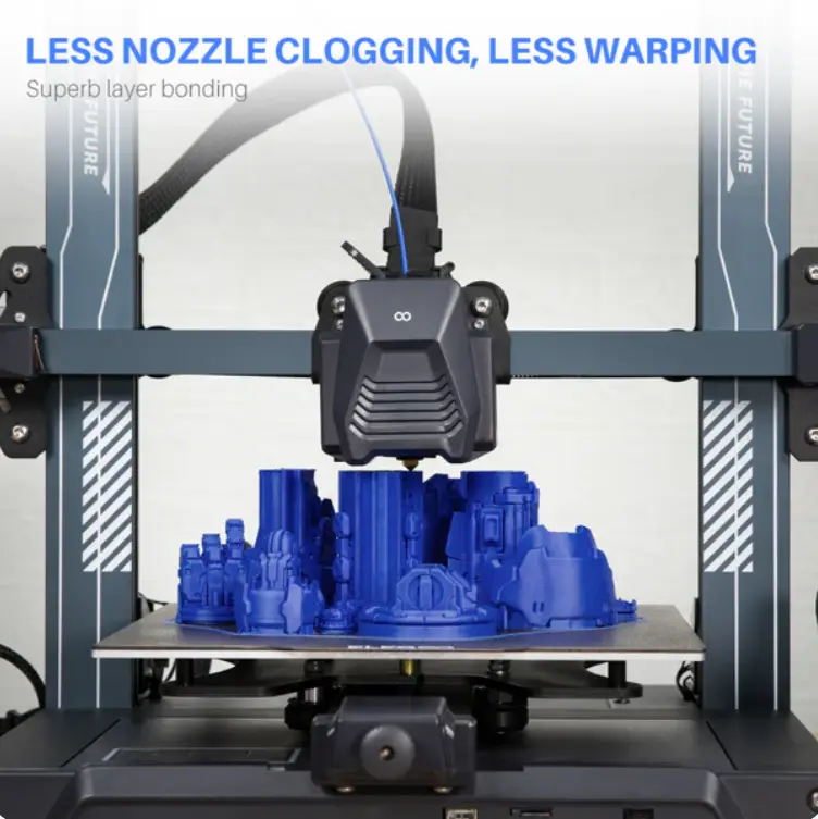 High precision Strong toughness Elegoo PLA Filament Bulk 3D Printer Filament1.75mm Colored 1KG