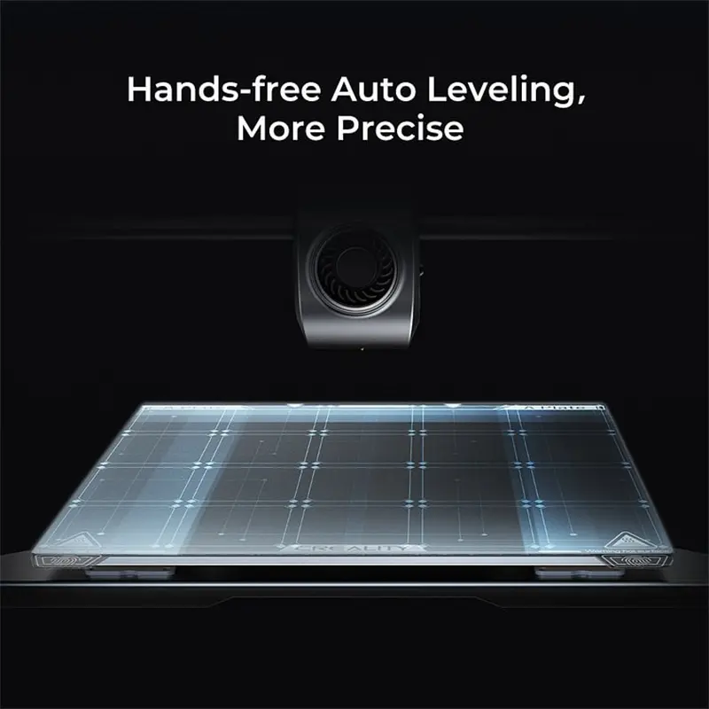 Official Creality K1 High-Speed 3D Printer with 600 mm/s Printing Spees and No Nozzle Clogs, 220*220*250mm Build Volume