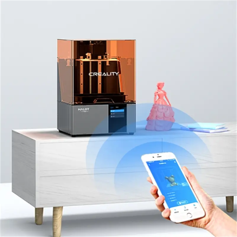Creality HALOT Sky Resin 3D Printer with Self-Developed Optics WiFi Function and Big Printing Volume
