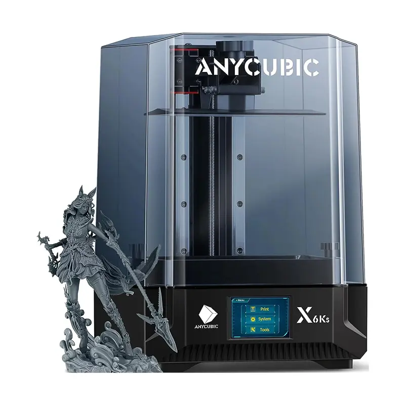 Anycubic Photon Mono X 6Ks with Dimension of 195.84x122.4x200mm 9.1 inch 6K Screen and High-resolution Experience