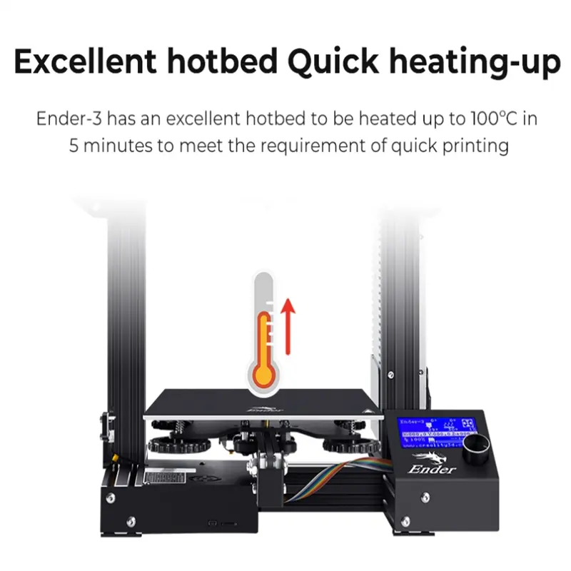 Official Creality Ender 3 3D Printer Fully Open Source with Resume Printing Function DIY,DlY assembly Born for enthusiasts