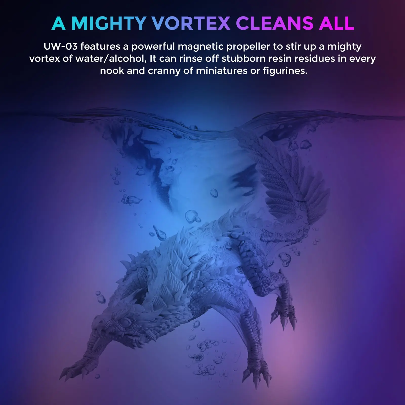 Creality UW-03 Large Size Cure and Wash Station 2 in 1 Machine Resin 3D Printer Gen 3.0,HIGH-POWERED LED LIGHTS