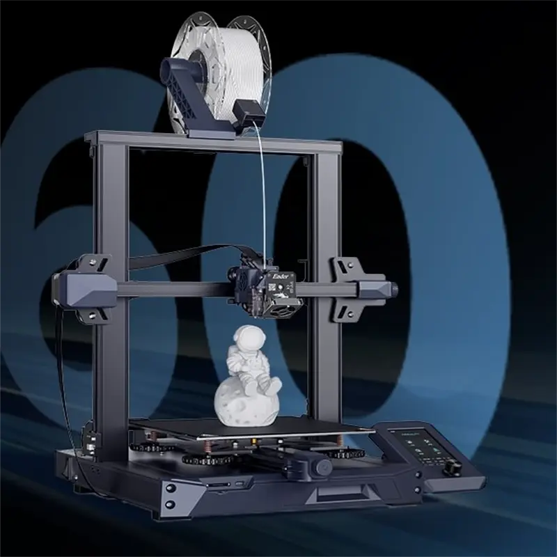 Official Creality Ender 3 S1 Pro 3D Printer High-Temp Nozzle Sprite Full Metal Extruder with CR Touch Auto Leveling Size