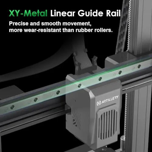 Artillery Sidewinder X4 Pro 3D Printer, Resonance Compensation,FDM WiFi Printer with Auto Leveling Resonance Compensation