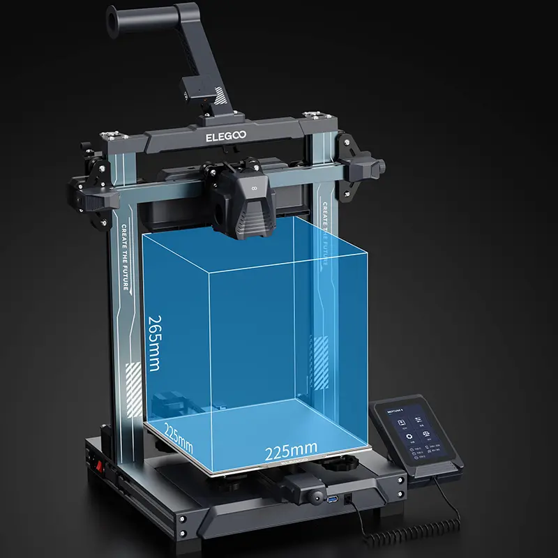ELEGOO Neptune 4 Pro FDM 3D Printer, 500mm/s High Speed FDM Printer, 8.85x8.85x10.43 Inch Printing Size