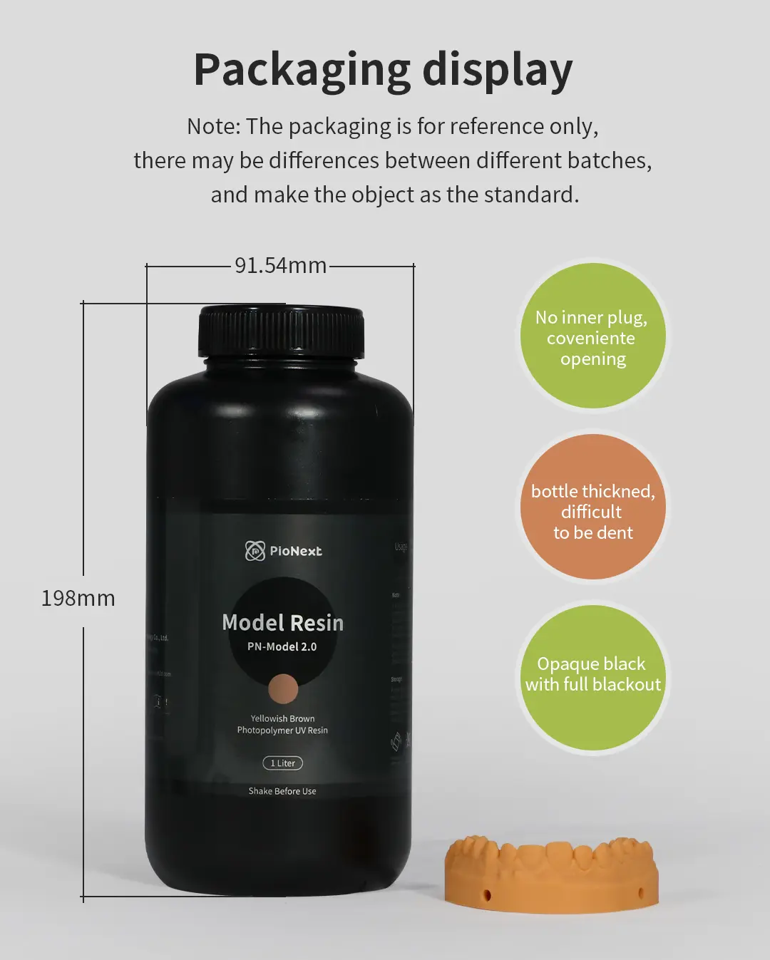 Creality PioNext Ortho Model 2.0 Resin for Dental Use