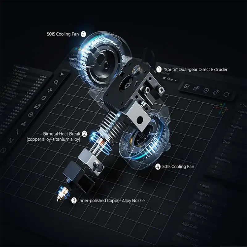 Creality Sermoon D3 Assembled Enclosed Desktop FDM Industrial 3D Printer